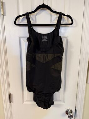 Cacique Black shapewear with Mesh Insets